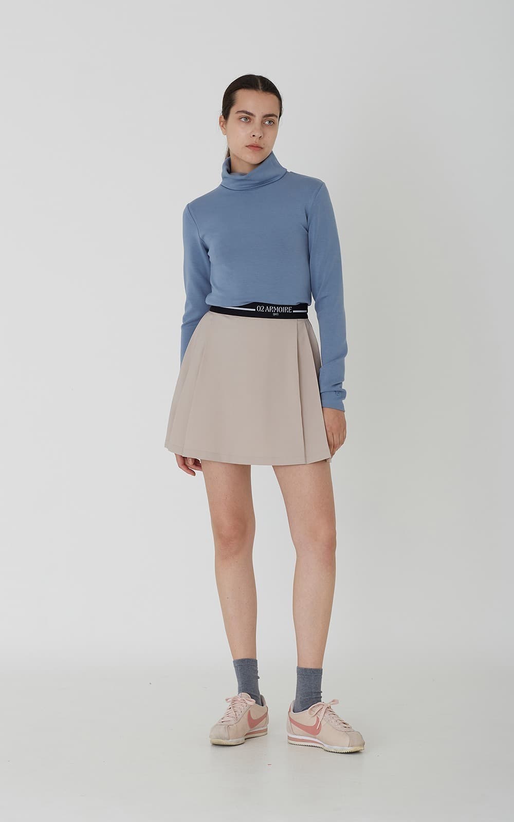 Skylar Skirt (Beige) — vue 1