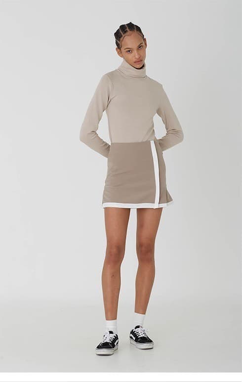 Elena Skirt (Beige) — vue 5