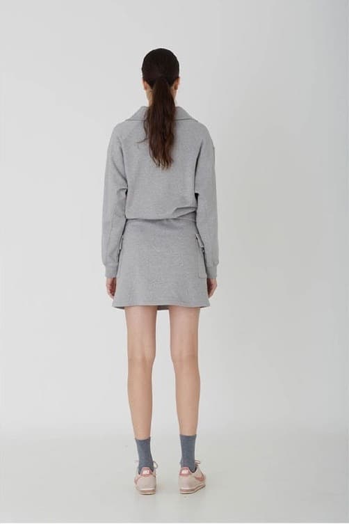 Molly Skirt (Grey) — vue 8