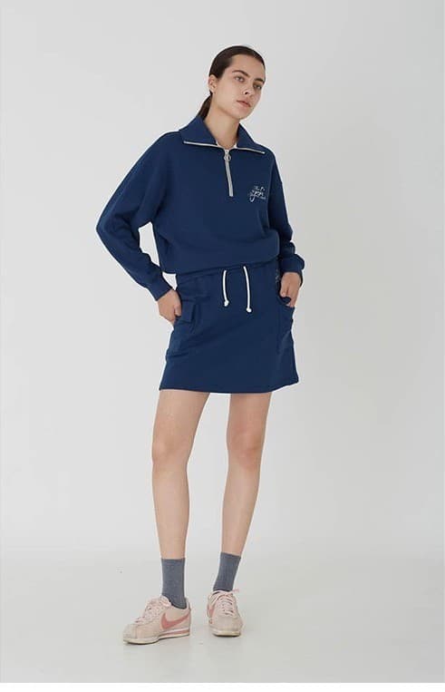 Eve Half Zip (Deep Blue) — vue 5