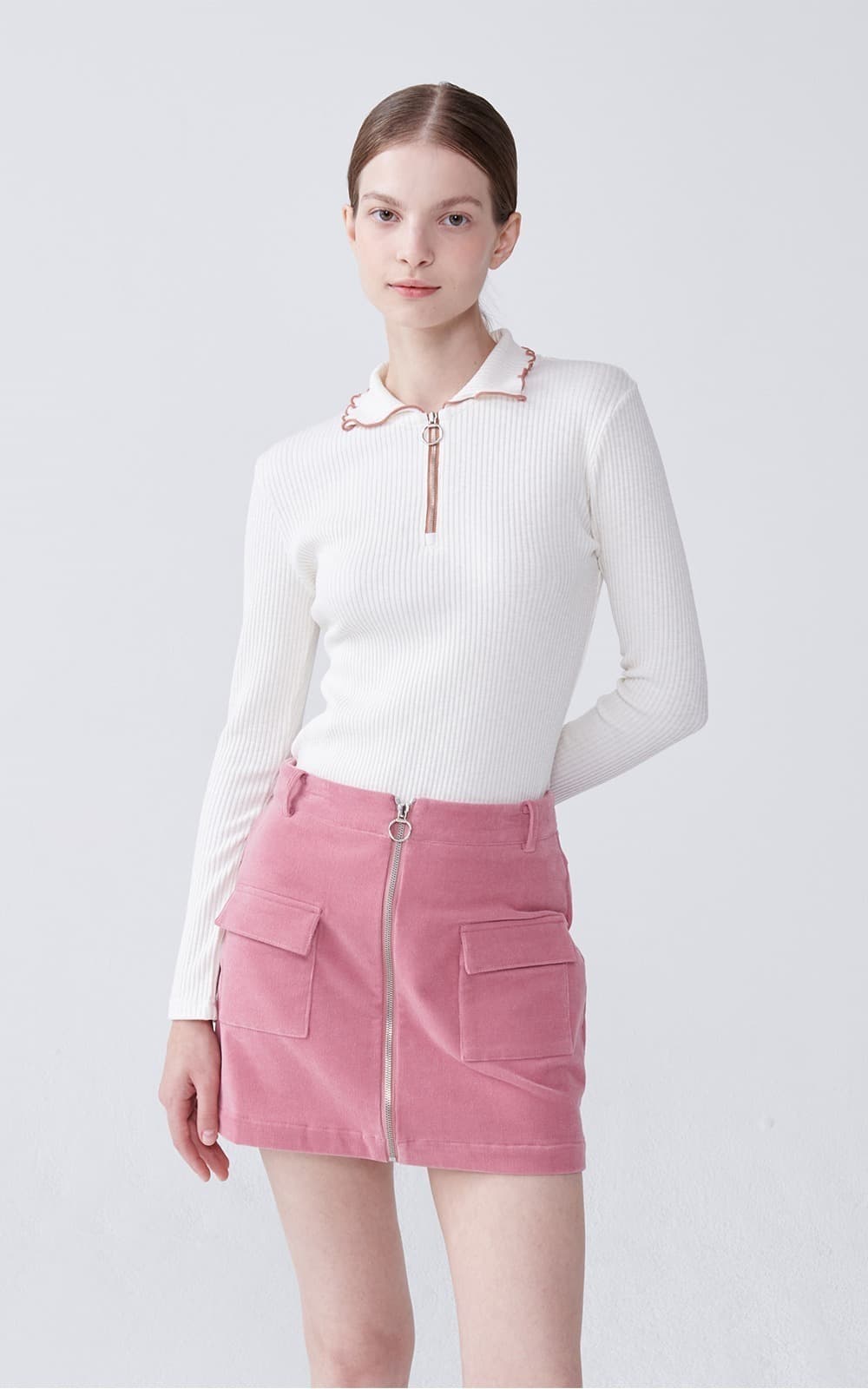 Nardin Knit Top (Cream) — vue 1
