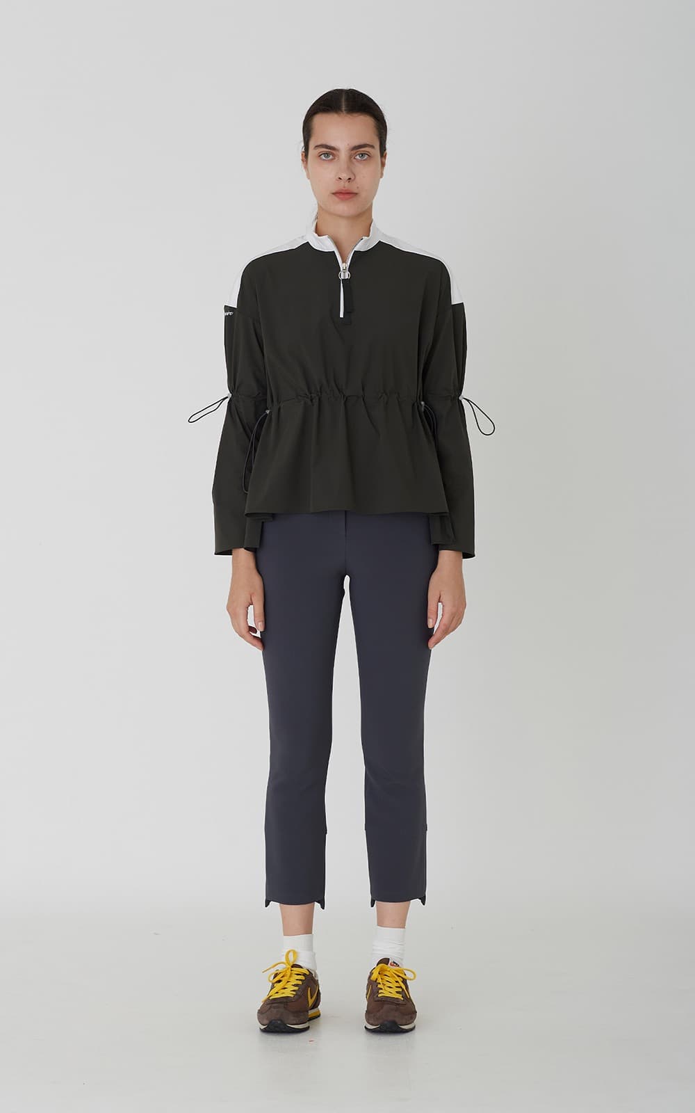 Cora Trousers (Khaki) — vue 2