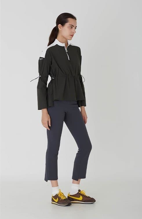Cora Trousers (Khaki) — vue 5