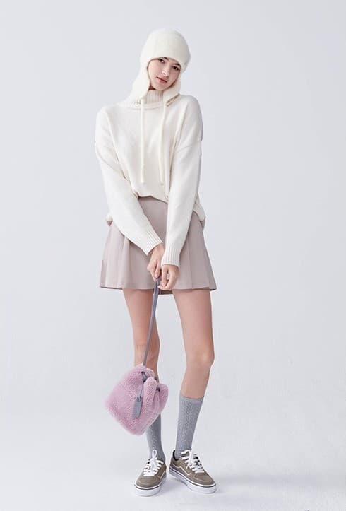 Morgan Knit Top (Pink Beige) — vue 4