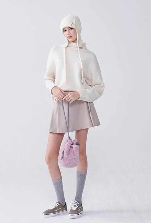 Morgan Knit Top (Pink Beige) — vue 5