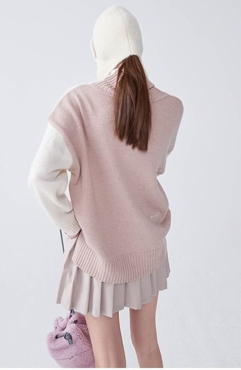 Morgan Knit Top (Pink Beige) — vue 7