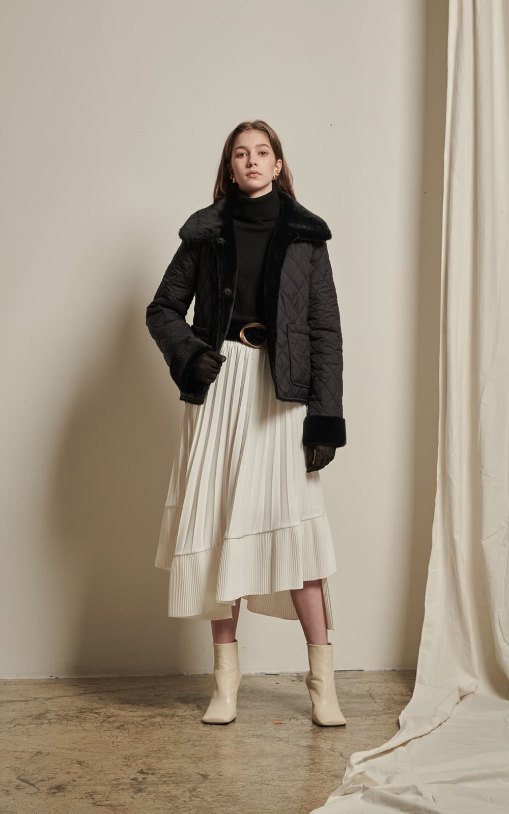 Colette Jacket (Light Grey) — vue 3