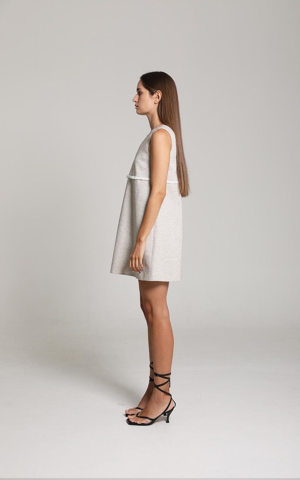 Blake Dress (Beige) — vue 3