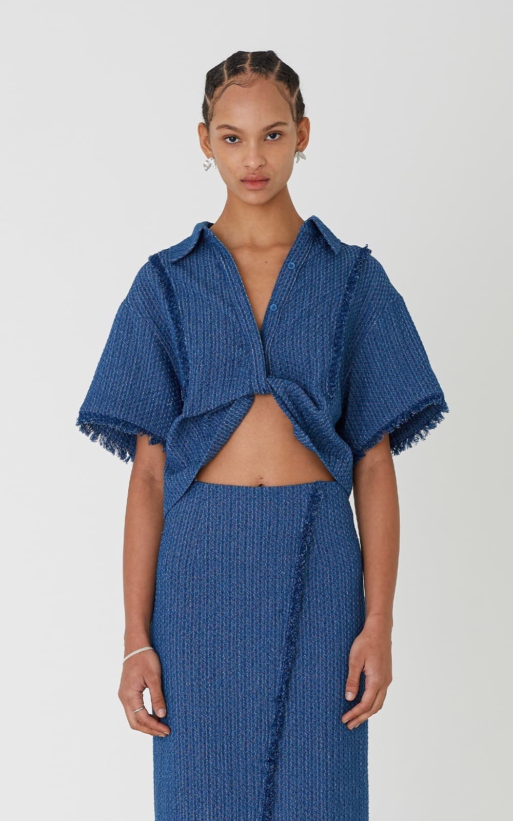 April Shirt (Deep Blue) — vue 1
