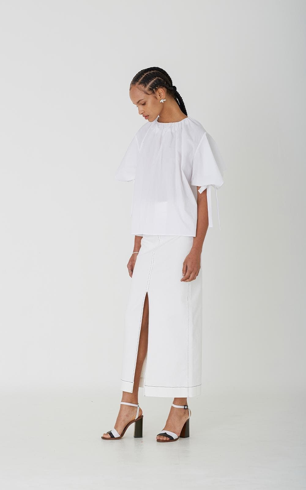 Ivy Blouse (White) — vue 4