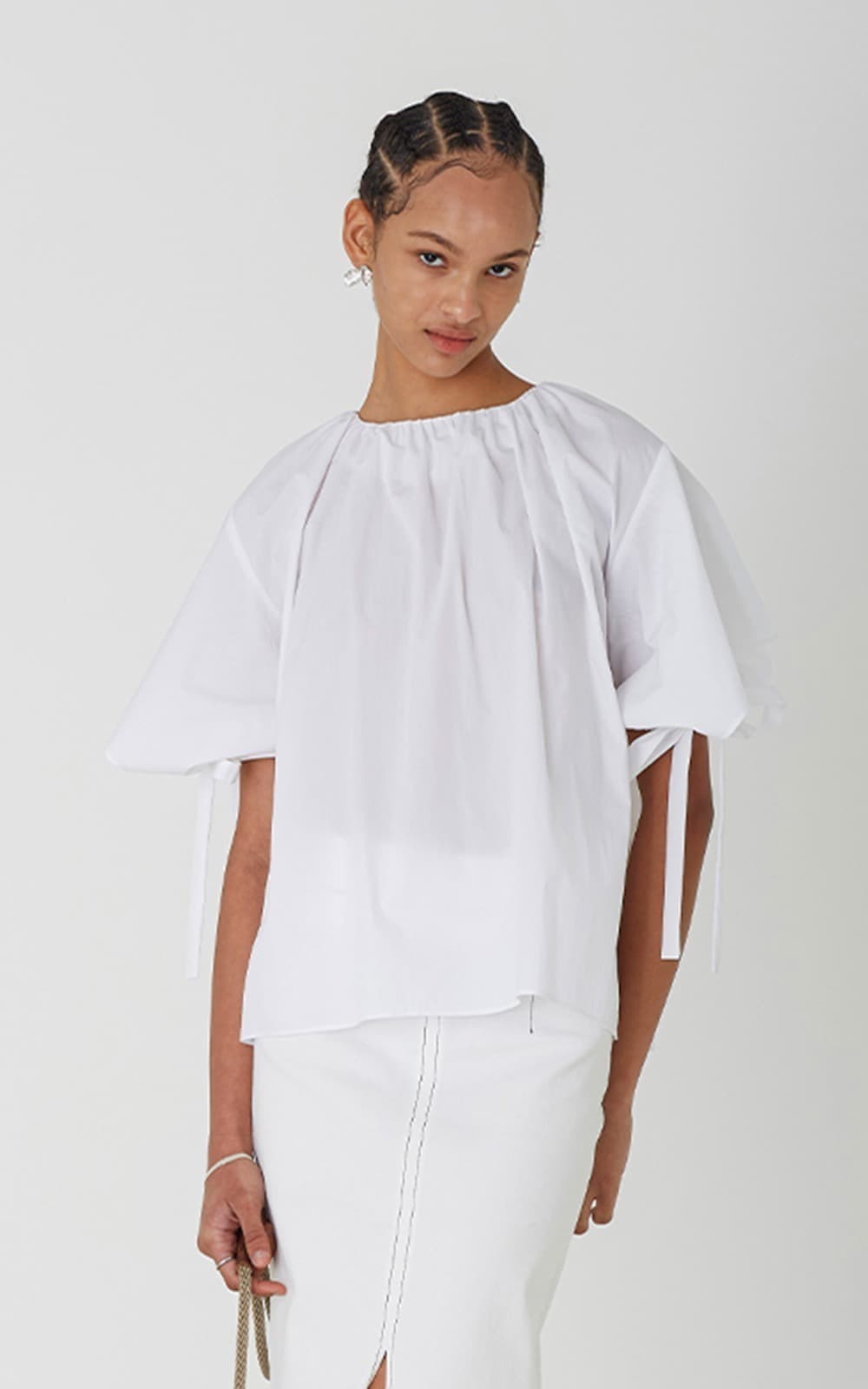 Ivy Blouse (White) — vue 1