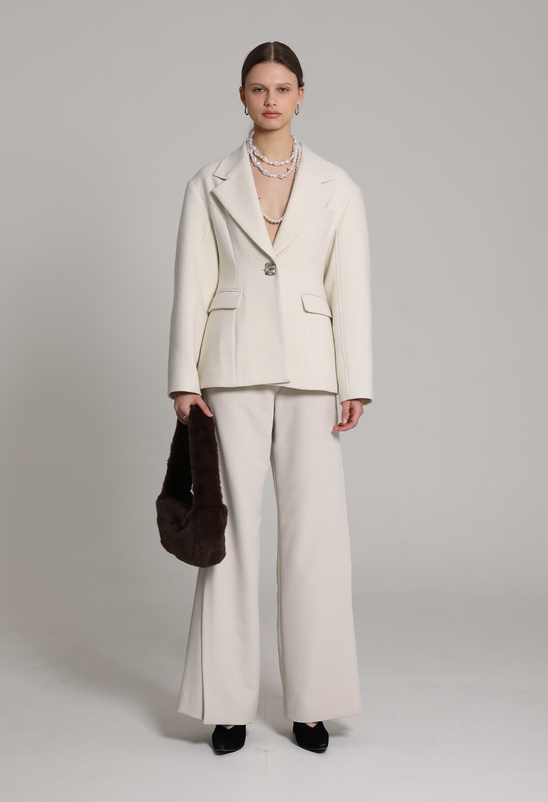 Danielle Coat (Cream) — vue 7