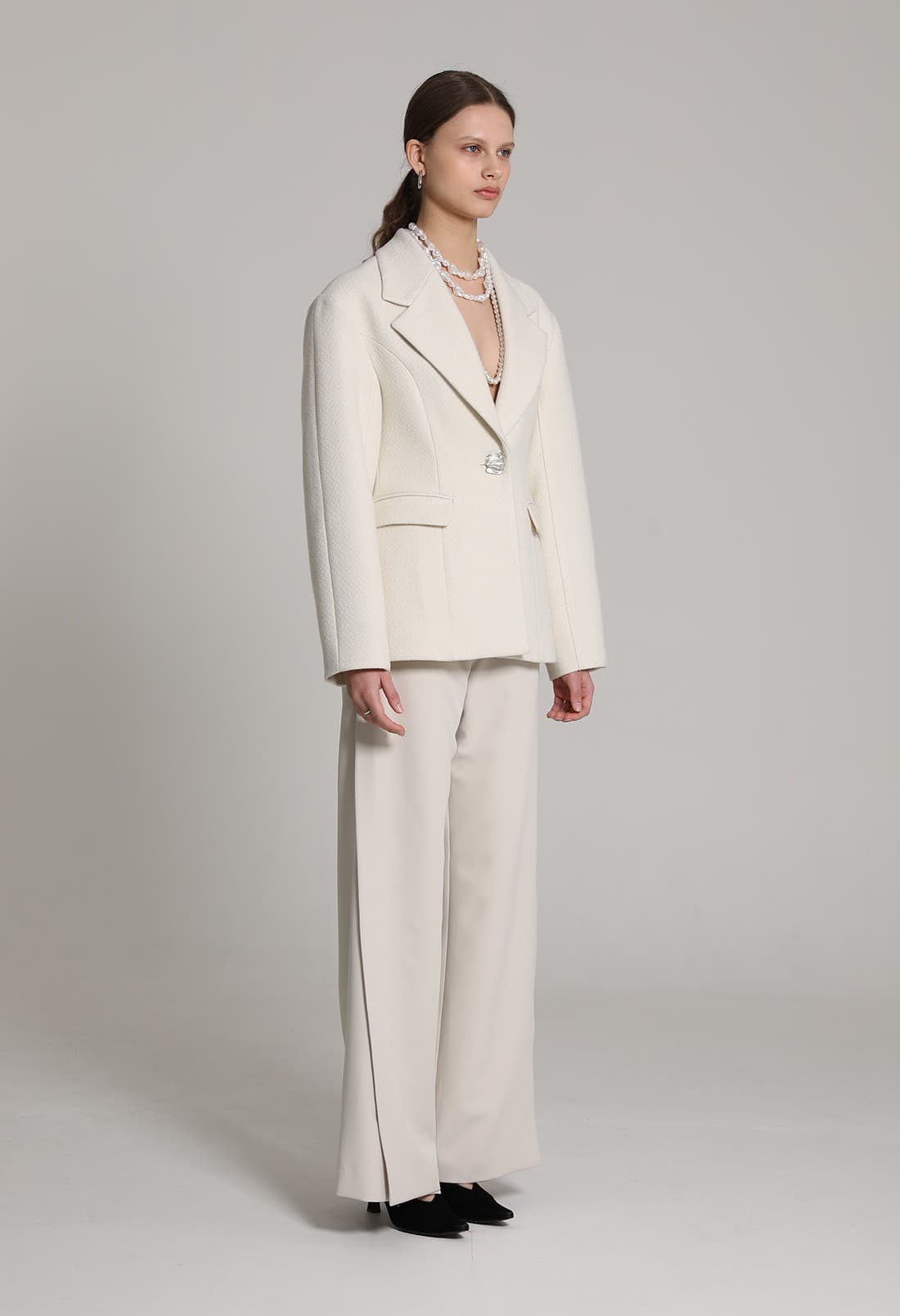 Danielle Coat (Cream) — vue 8