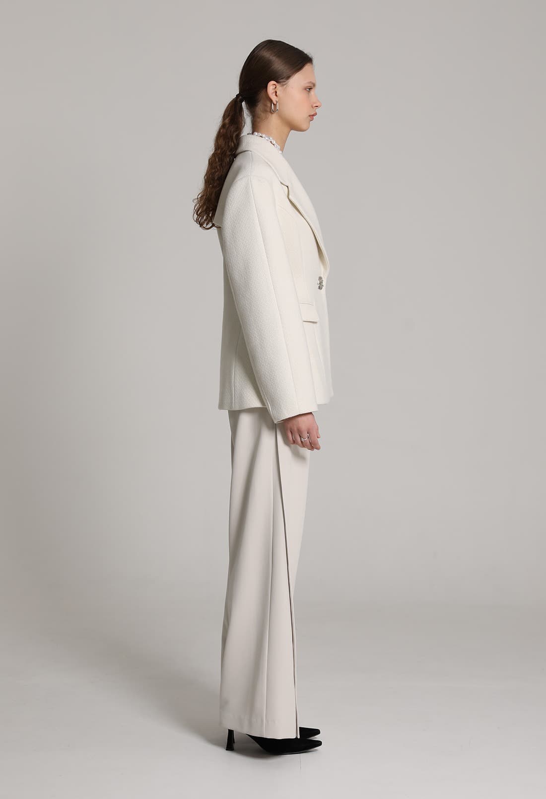 Danielle Coat (Cream) — vue 9