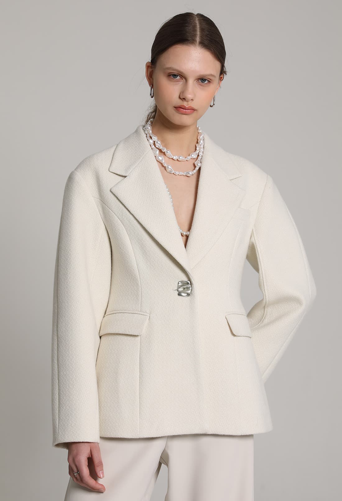 Danielle Coat (Cream) — vue 11