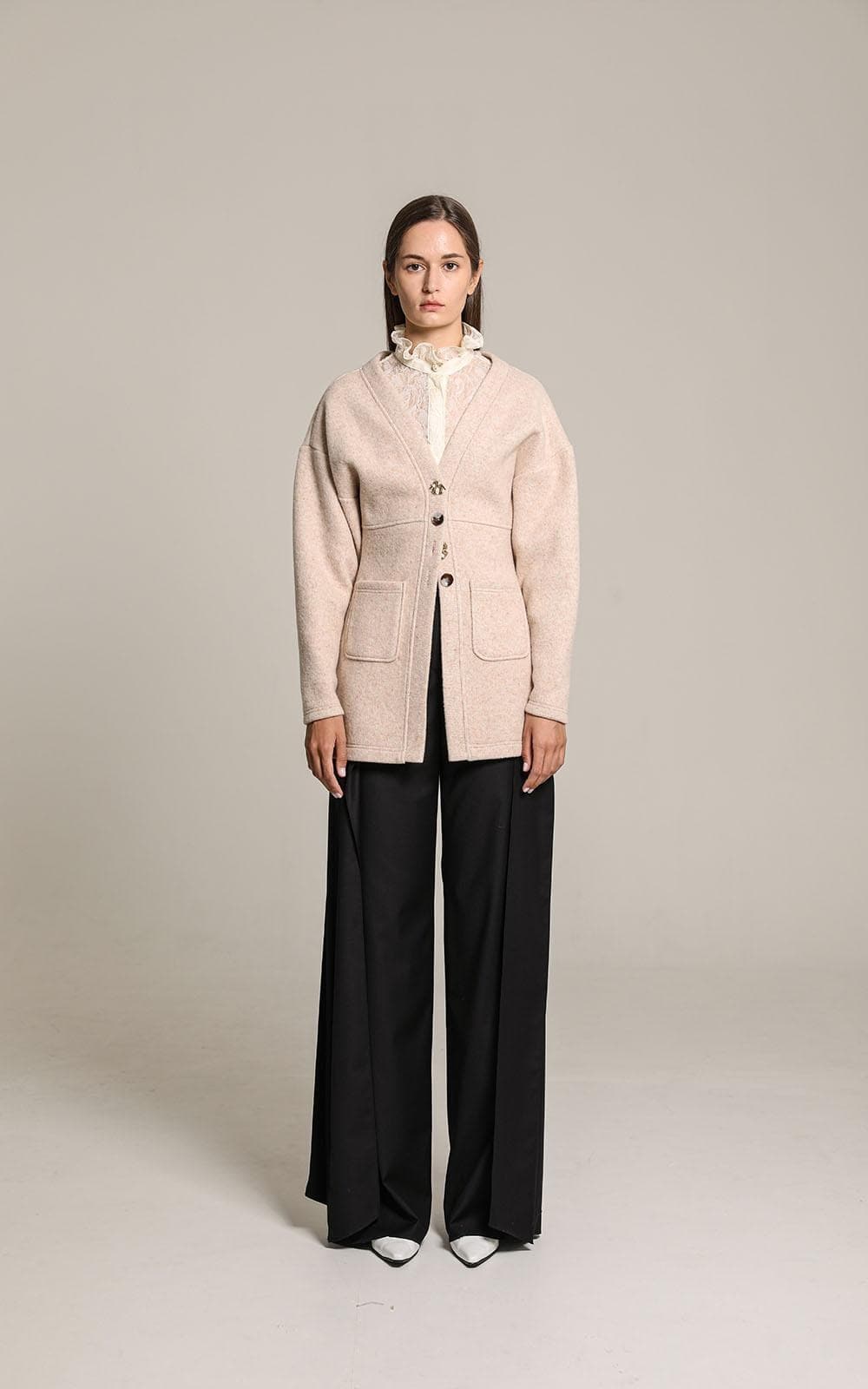 Niloh Cardigan (Pink Beige) — vue 2