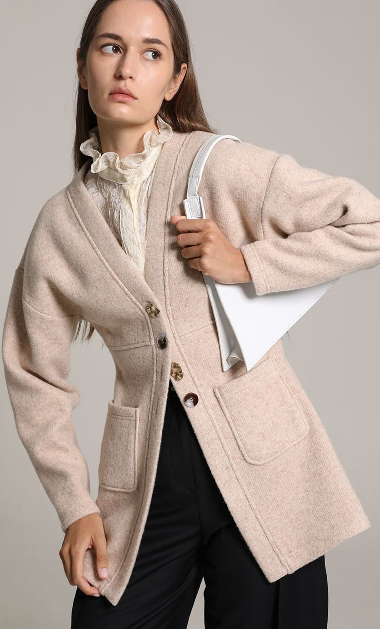 Niloh Cardigan (Pink Beige) — vue 8