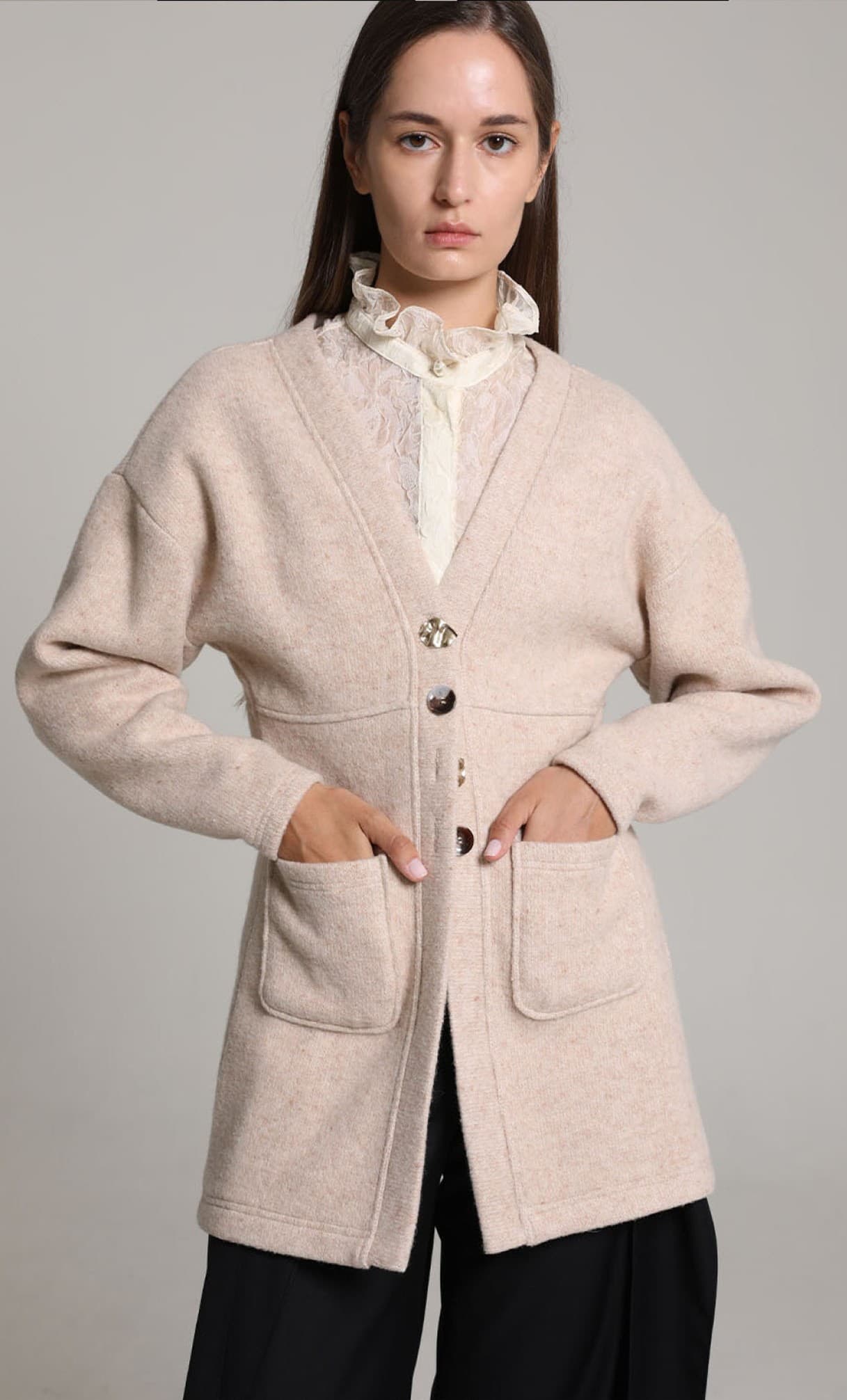 Niloh Cardigan (Pink Beige) — vue 9
