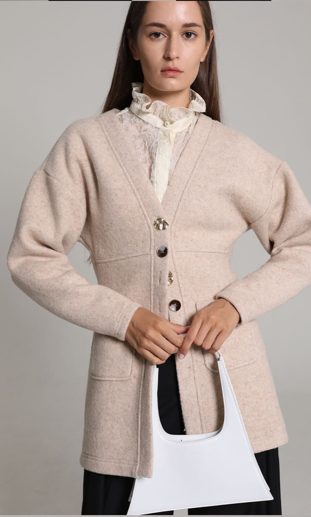 Niloh Cardigan (Pink Beige) — vue 11