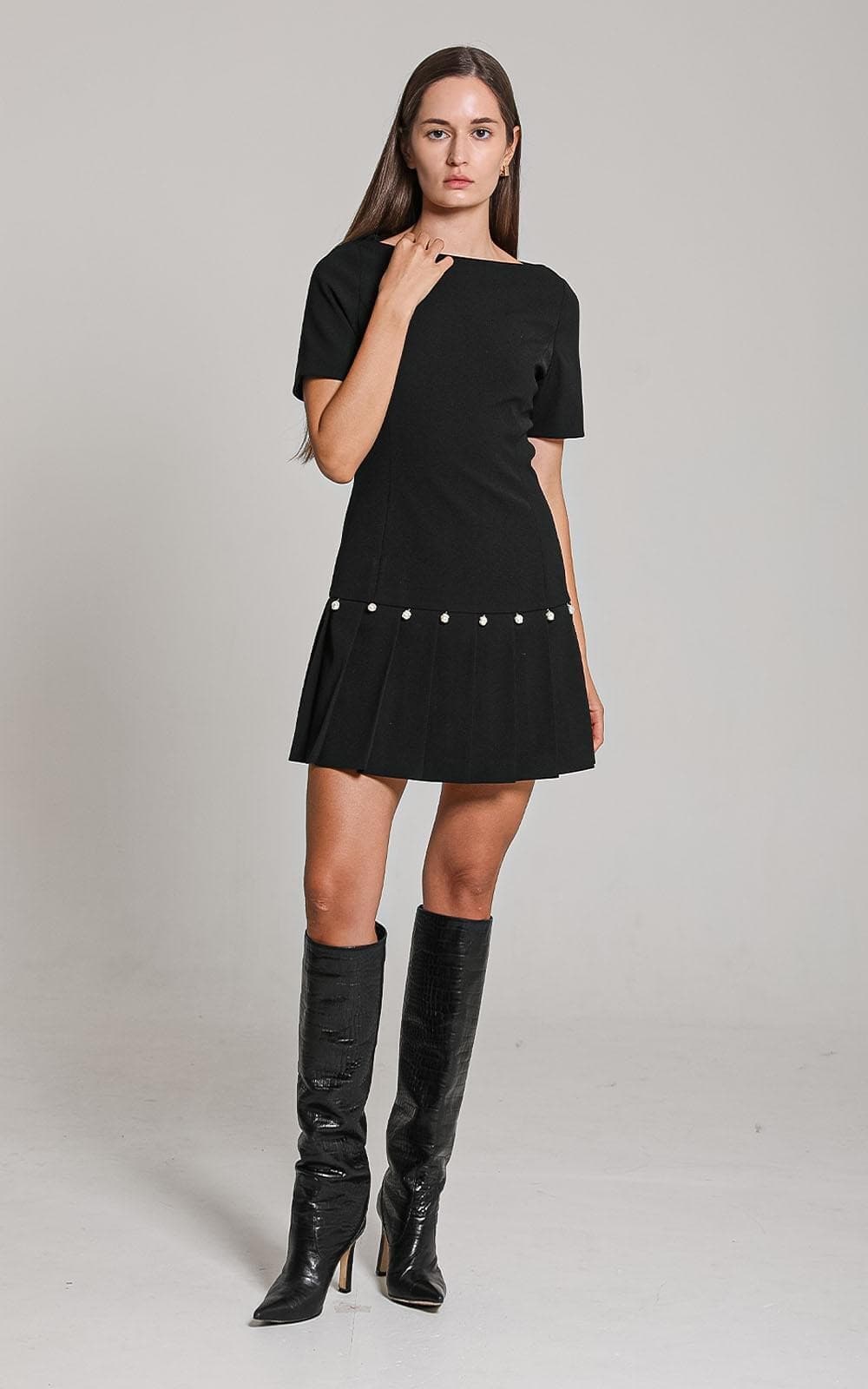 Haisely Dress (Black) — vue 4