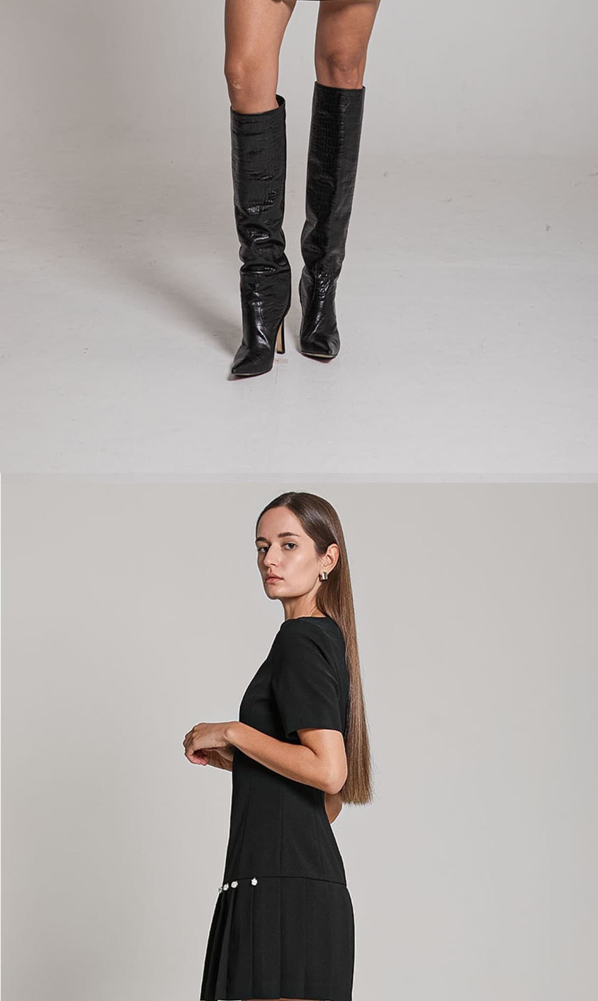 Haisely Dress (Black) — vue 6