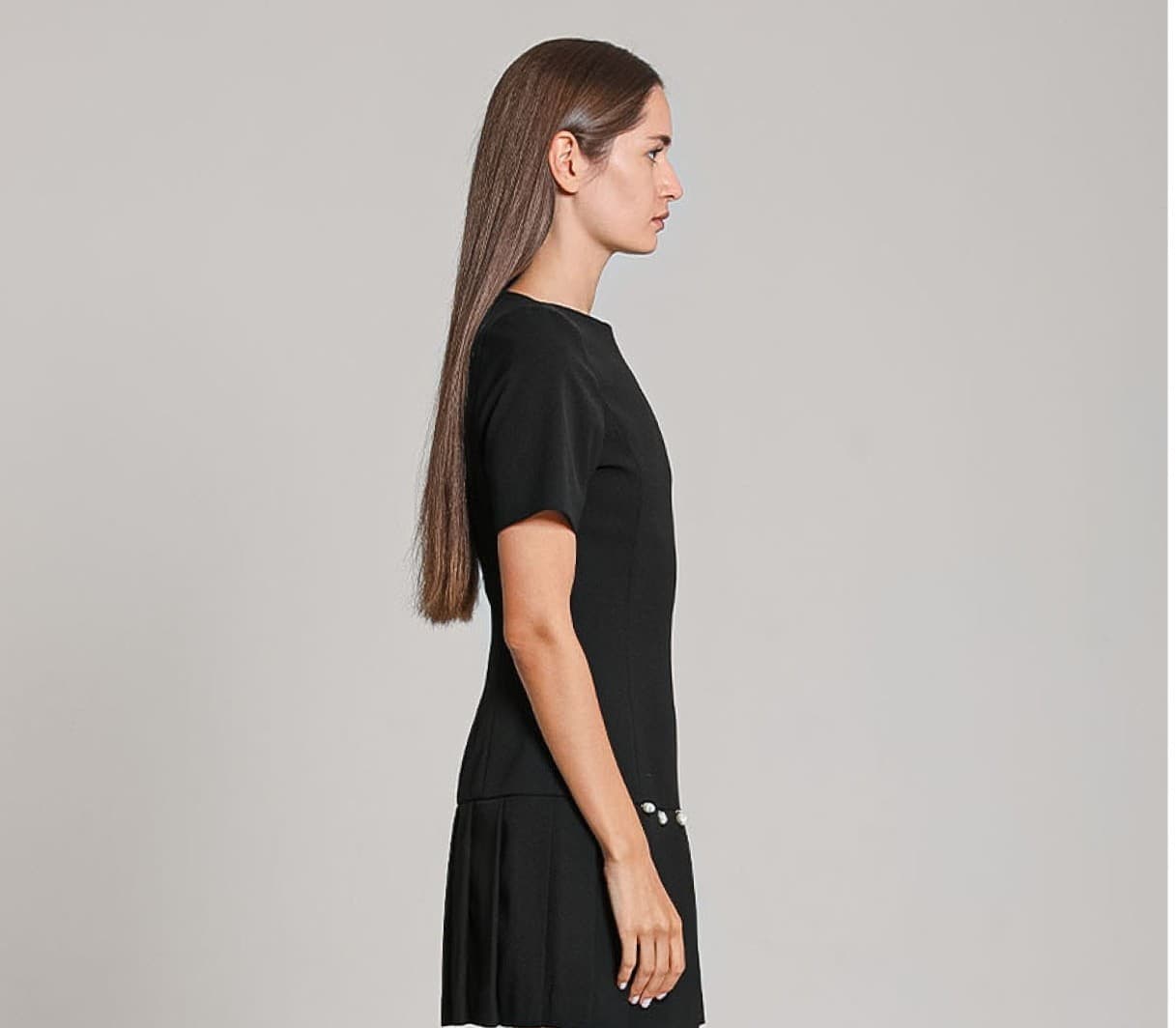 Haisely Dress (Black) — vue 8
