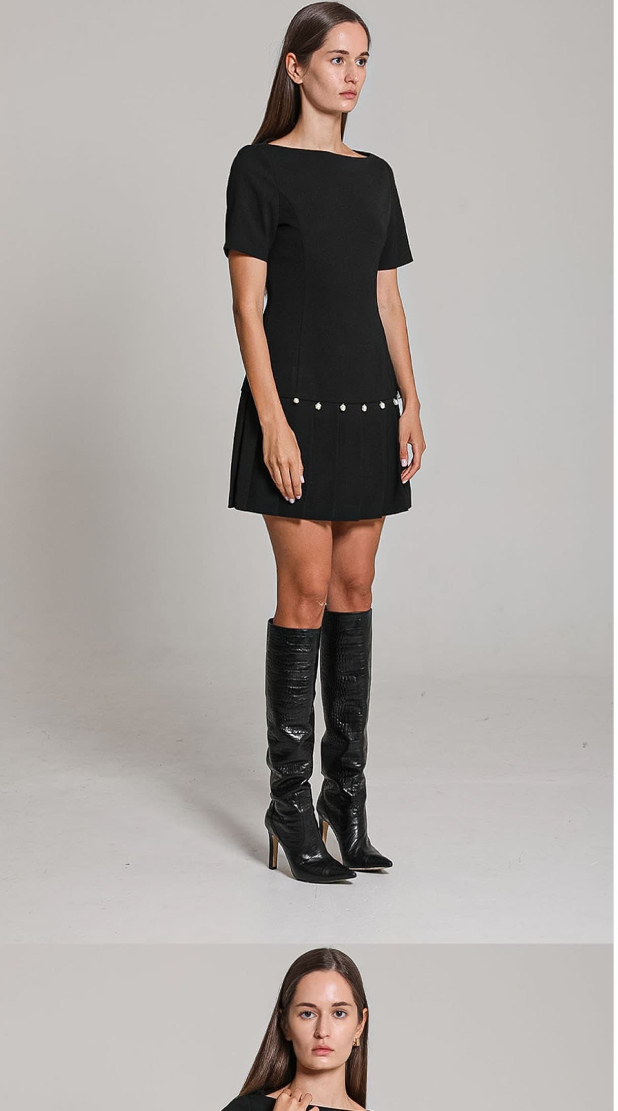 Haisely Dress (Black) — vue 9