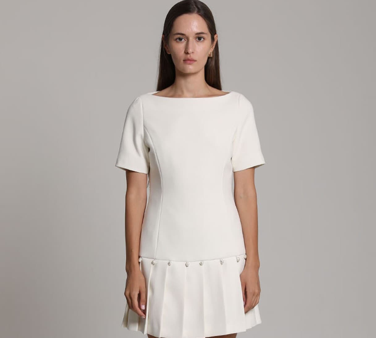 Haisely Dress (Ivory) — vue 5