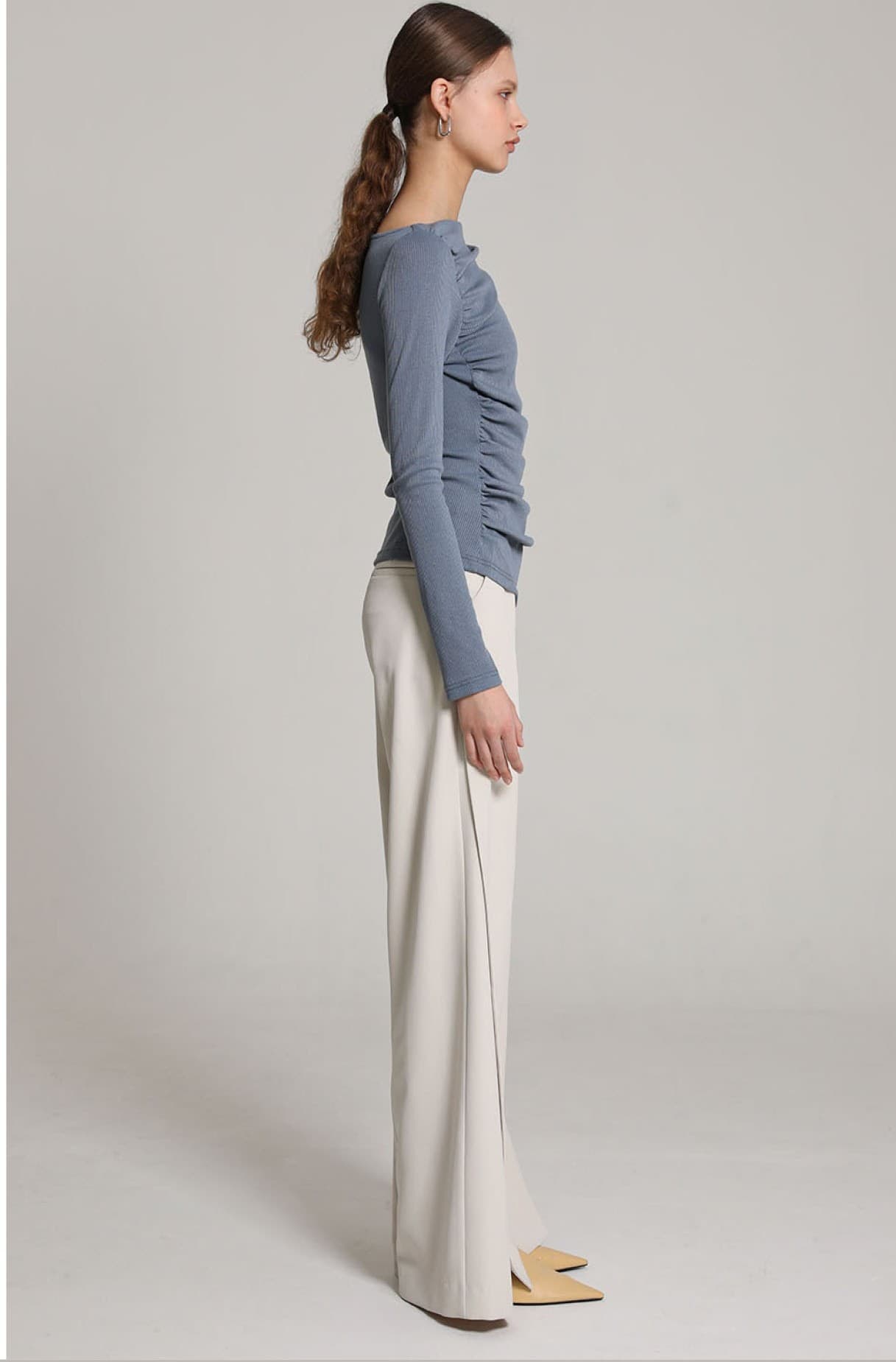 Kendall Trousers (Ivory) — vue 8
