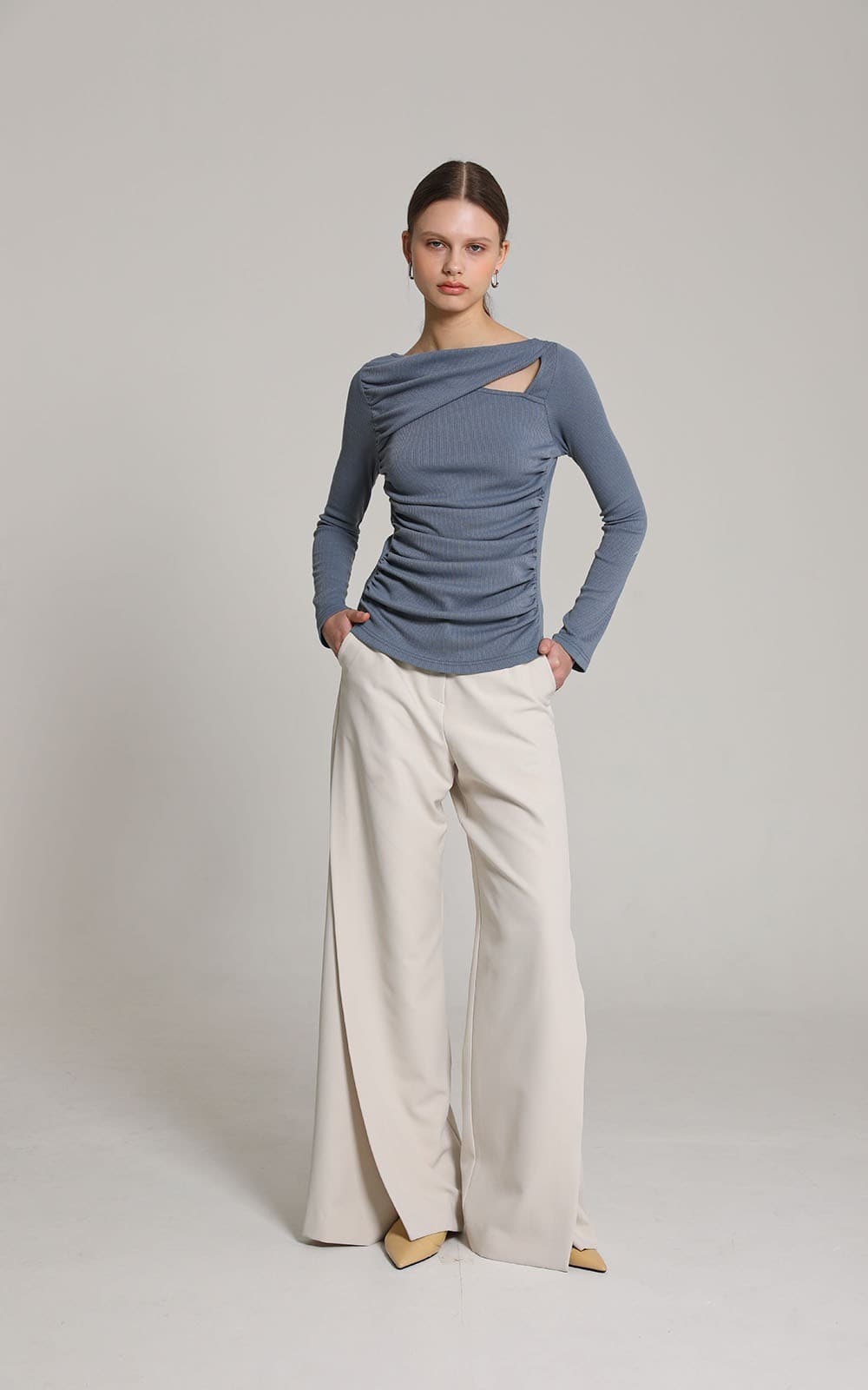 Kendall Trousers (Ivory) — vue 1