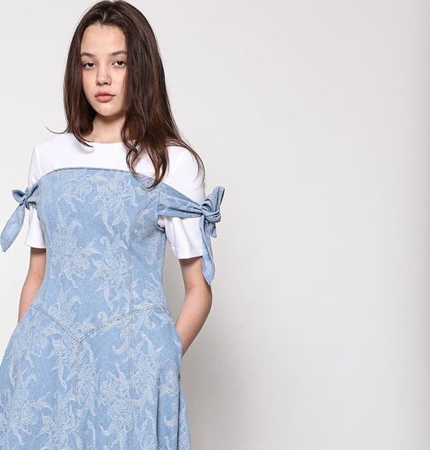 Benny Dress (Light Blue) — vue 9
