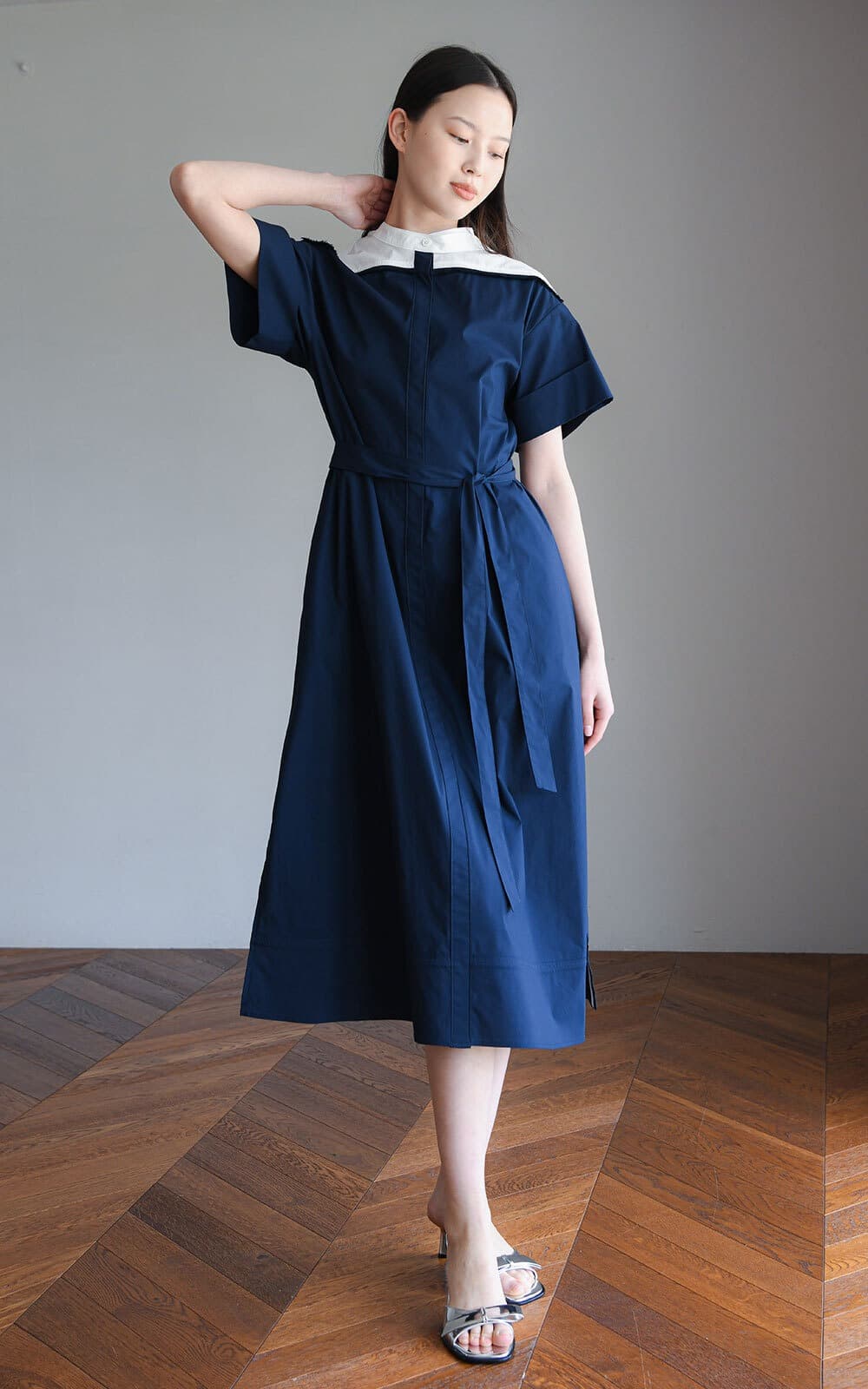 Teo Dress (Navy) — vue 2