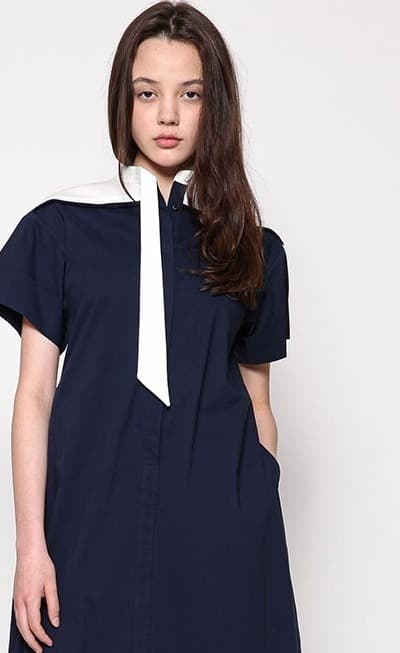 Teo Dress (Navy) — vue 9