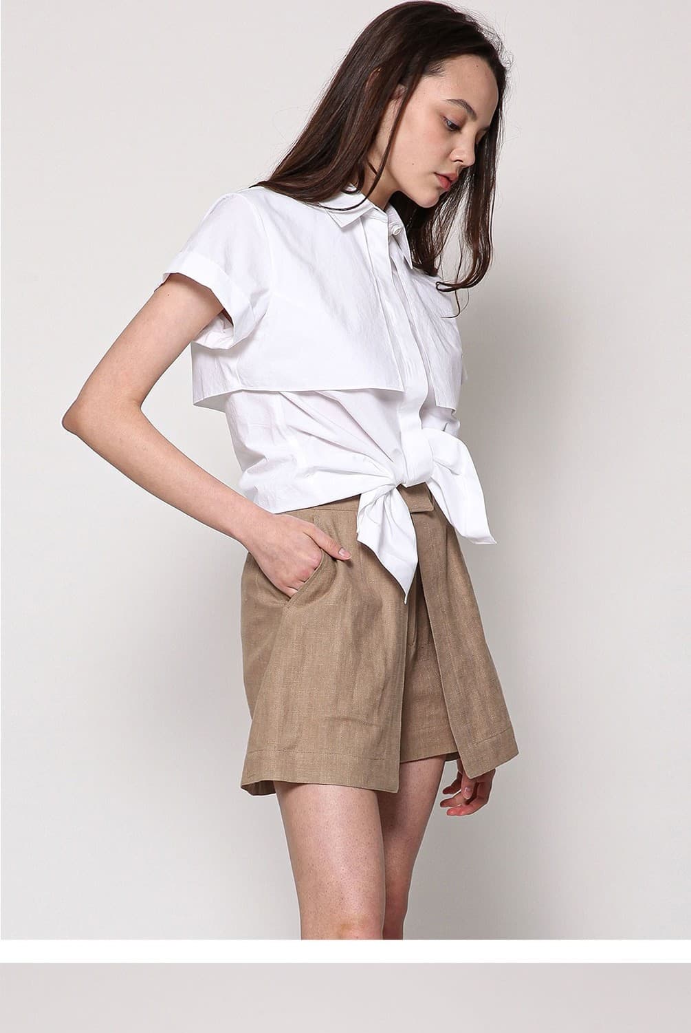 Noa Shirt (White) — vue 9