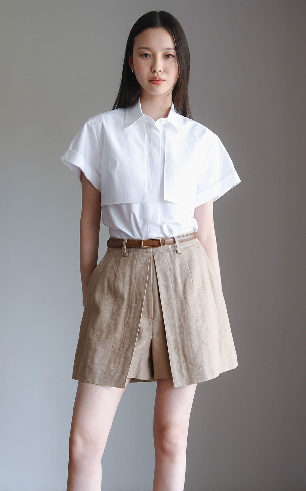 Noa Shirt (White) — vue 1