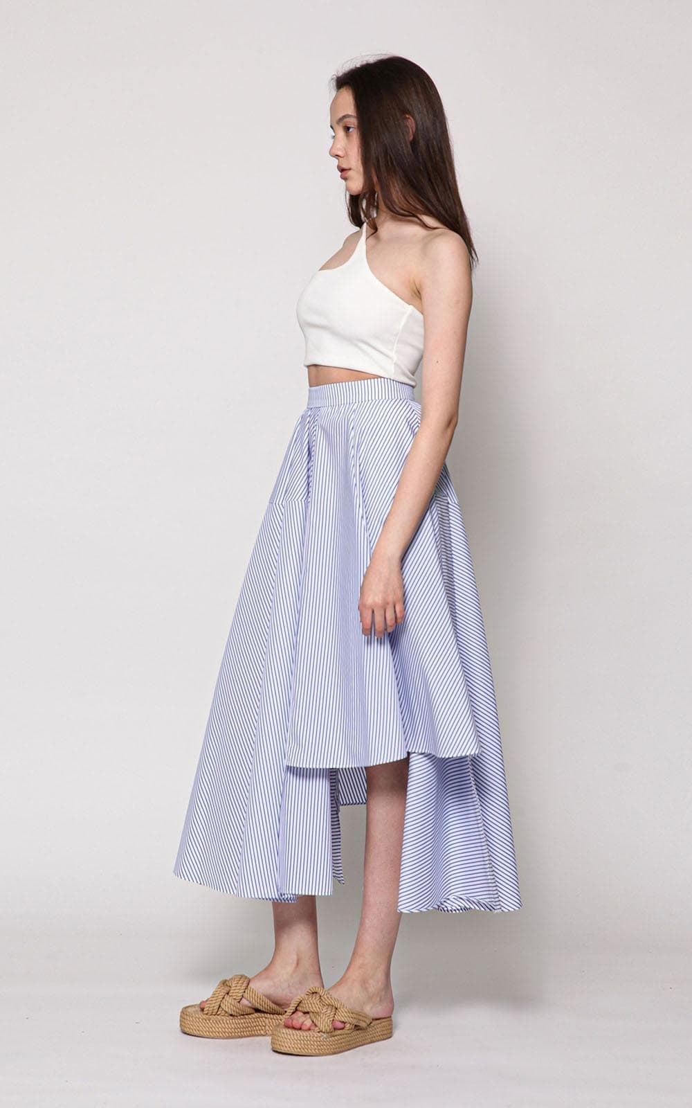Annabel Skirt (Blue Stripe) — vue 2