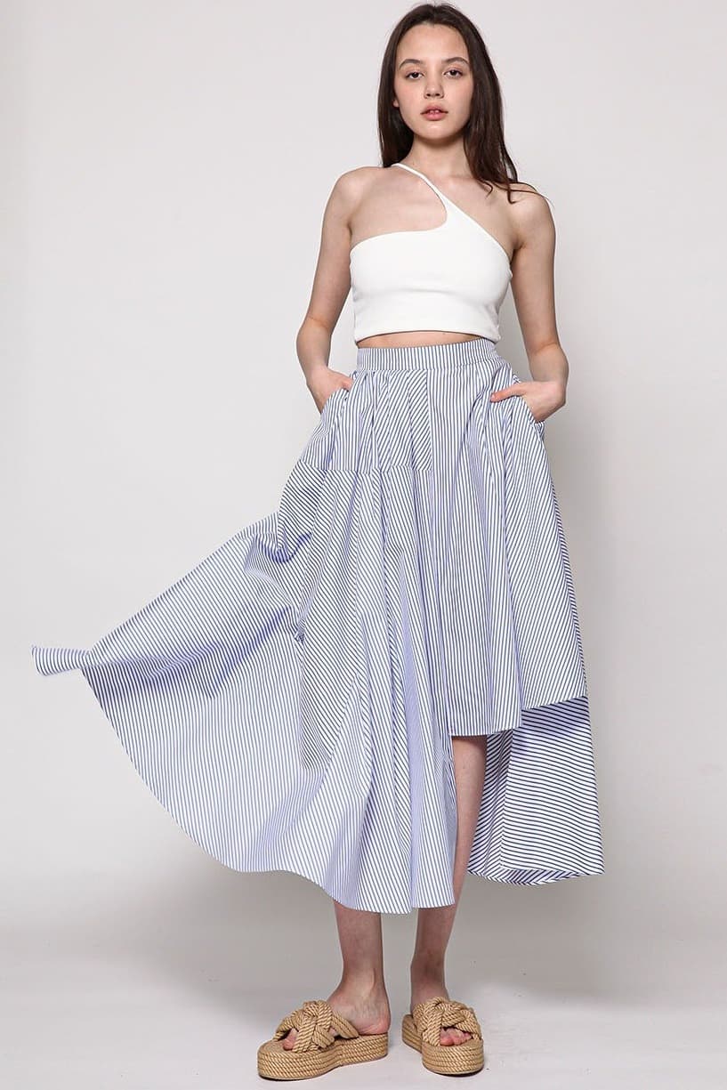 Annabel Skirt (Blue Stripe) — vue 7