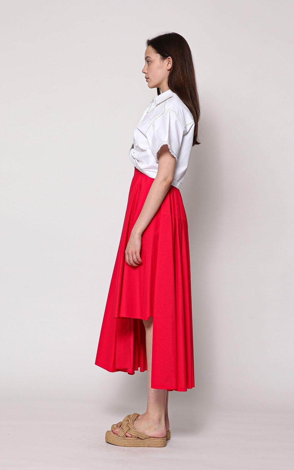 Annabel Skirt (Fuchsia Pink) — vue 3