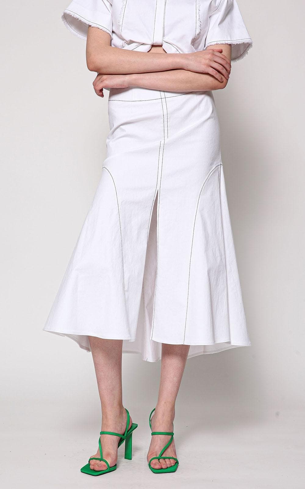 April Skirt (White) — vue 4