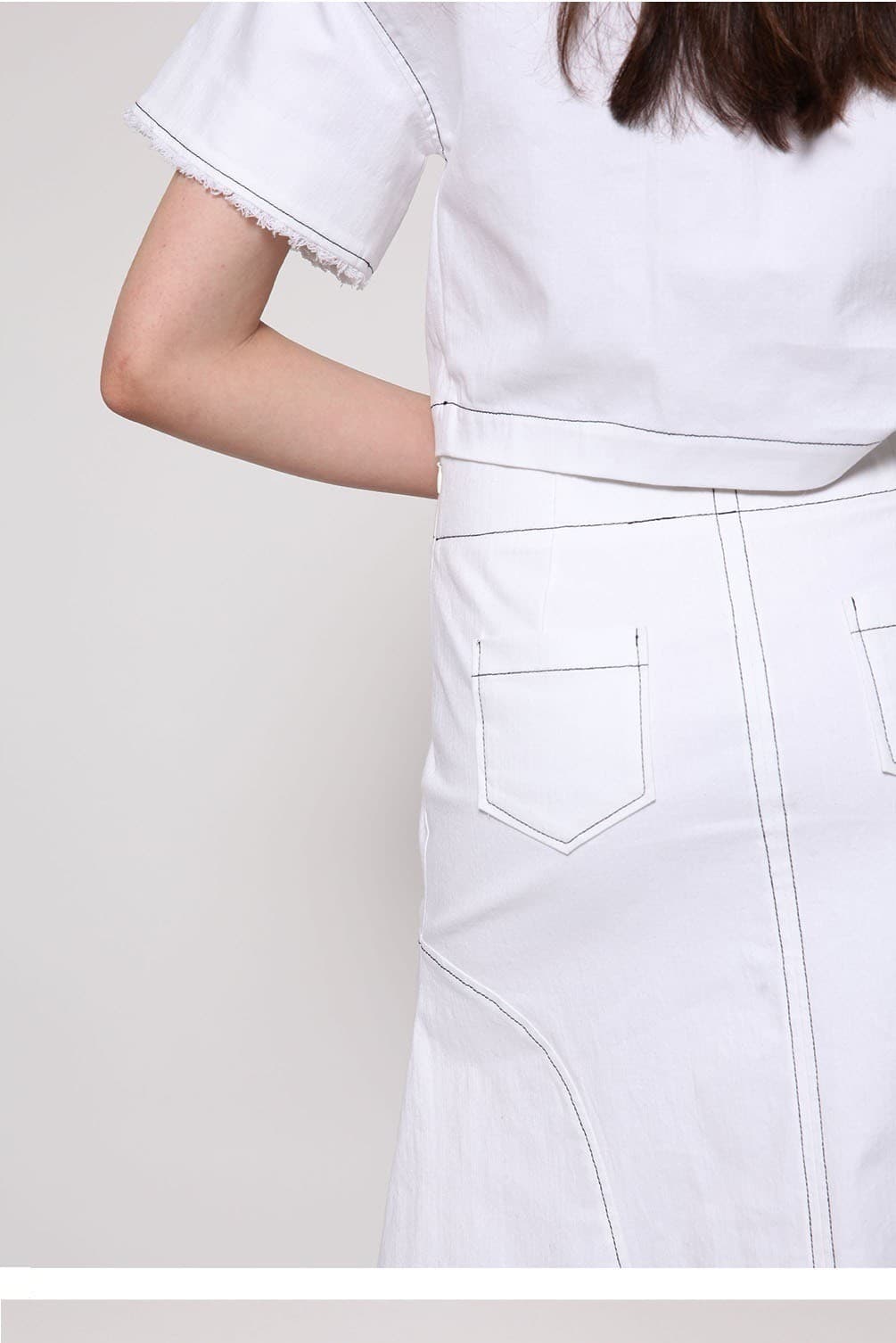 April Skirt (White) — vue 8