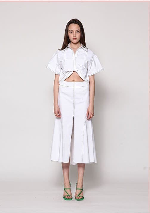 April Skirt (White) — vue 11