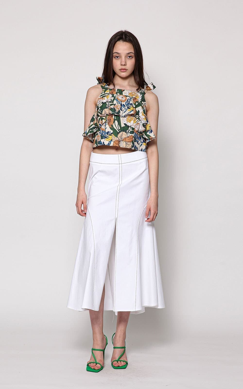 April Skirt (White) — vue 1