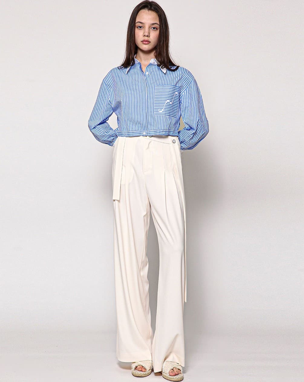 Evelyn Trousers (Cream) — vue 7