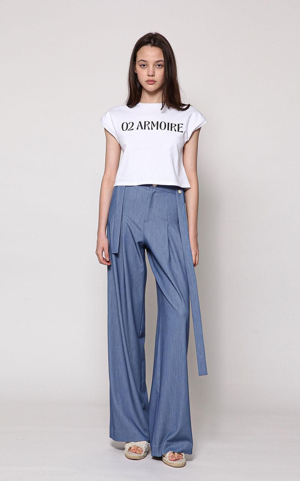 Evelyn Trousers (Light Blue) — vue 2