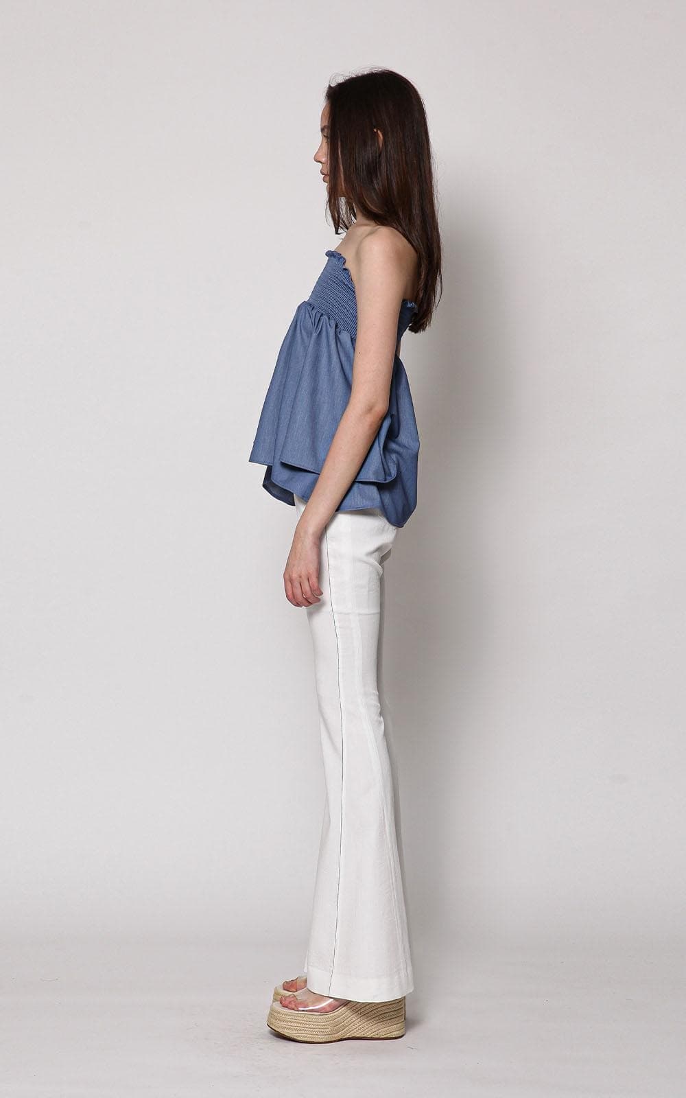 Sloane Trousers (White) — vue 2