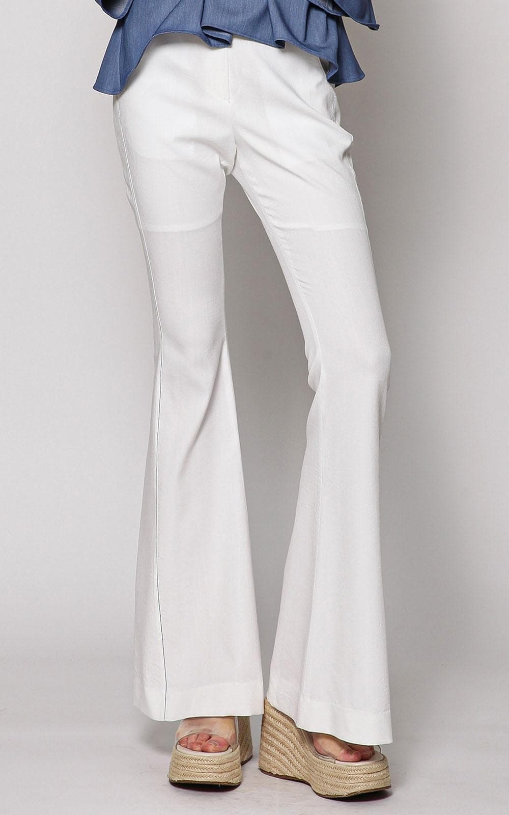 Sloane Trousers (White) — vue 4