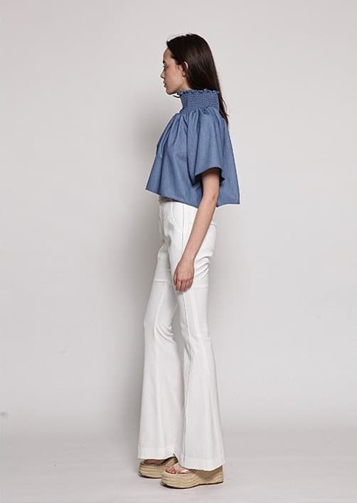 Sloane Trousers (White) — vue 7