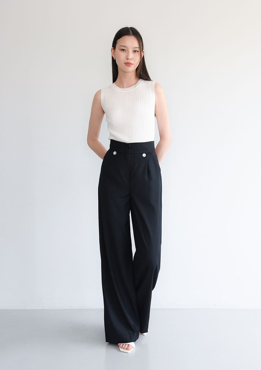Peggy Trousers (Navy) — vue 5