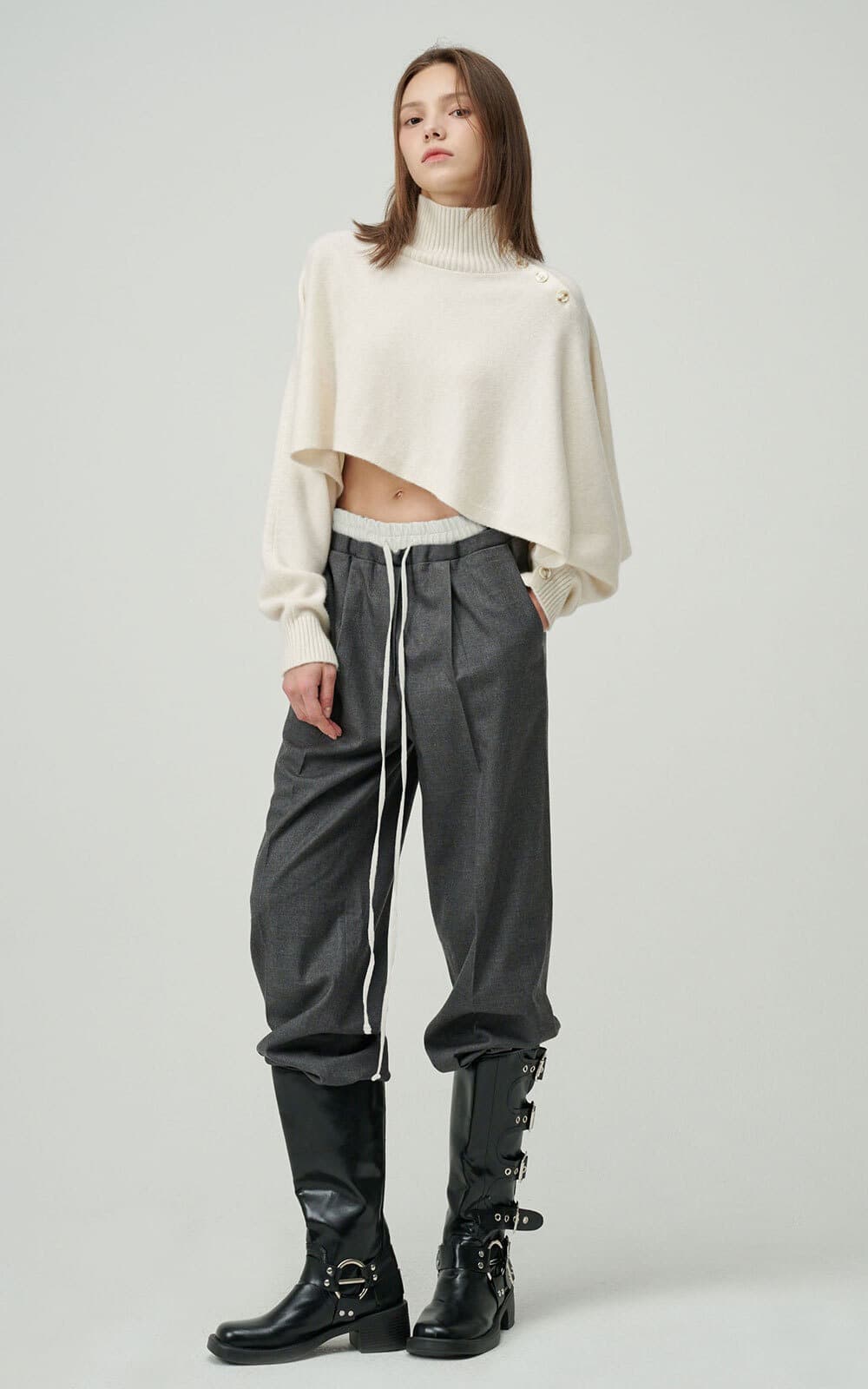 Kaylee Trousers (Grey) — vue 2