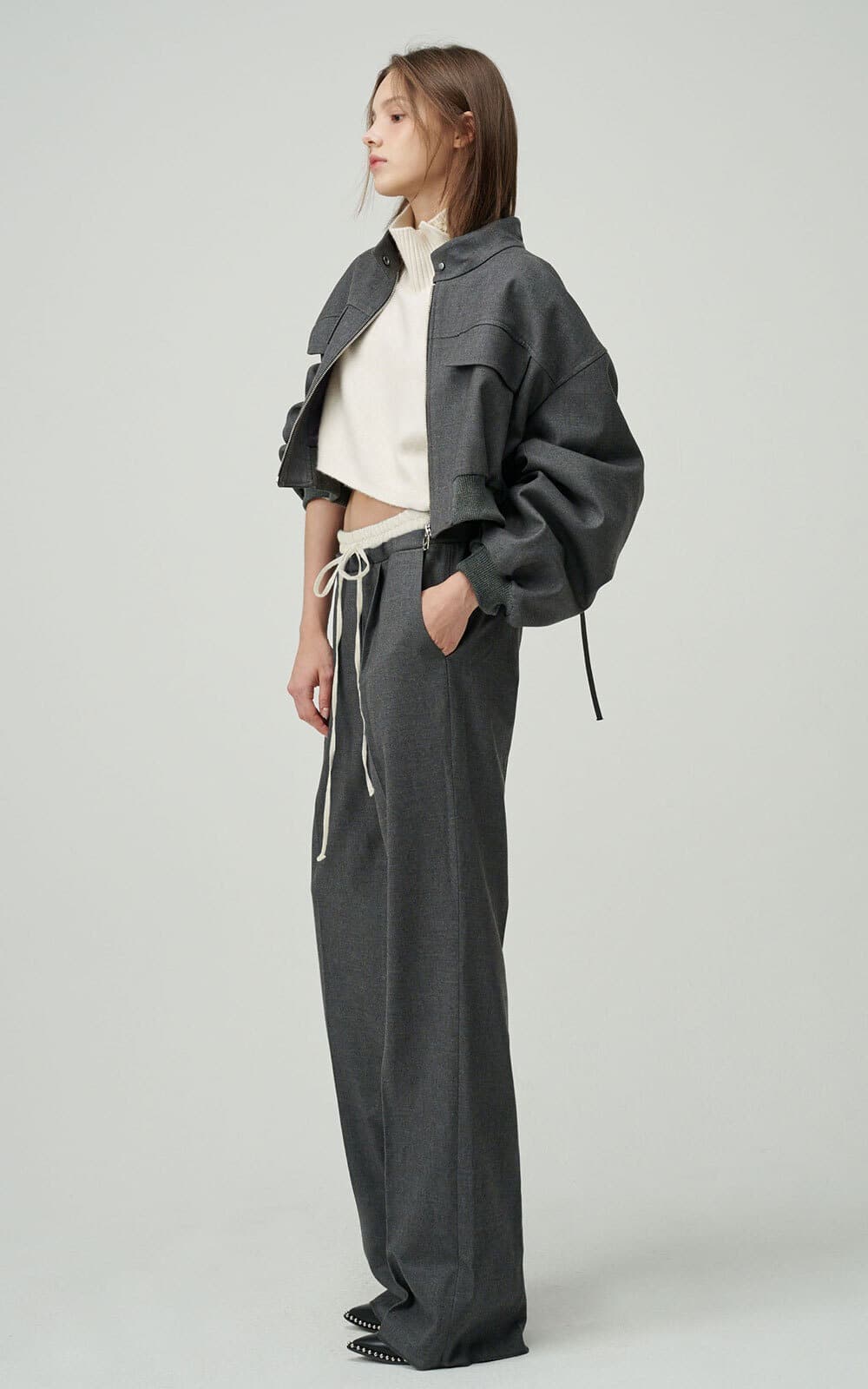 Kaylee Trousers (Grey) — vue 4